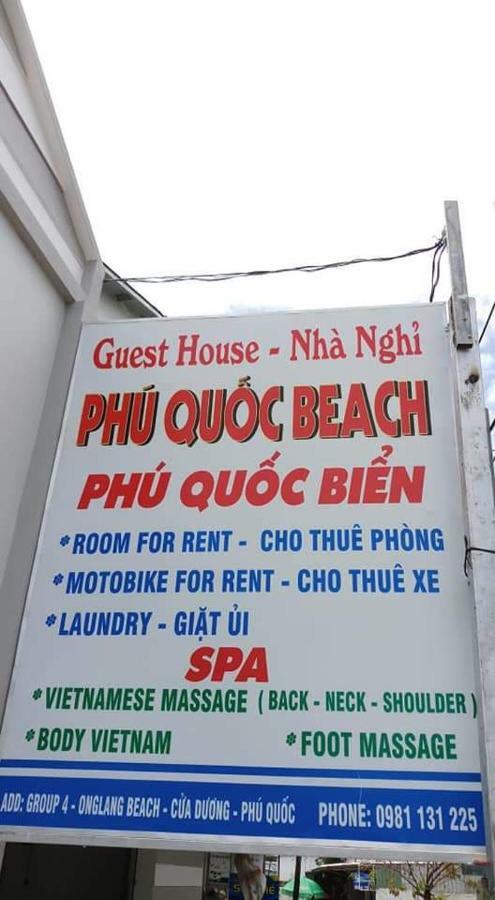 Phu Quoc Beach Guesthouse Eksteriør billede